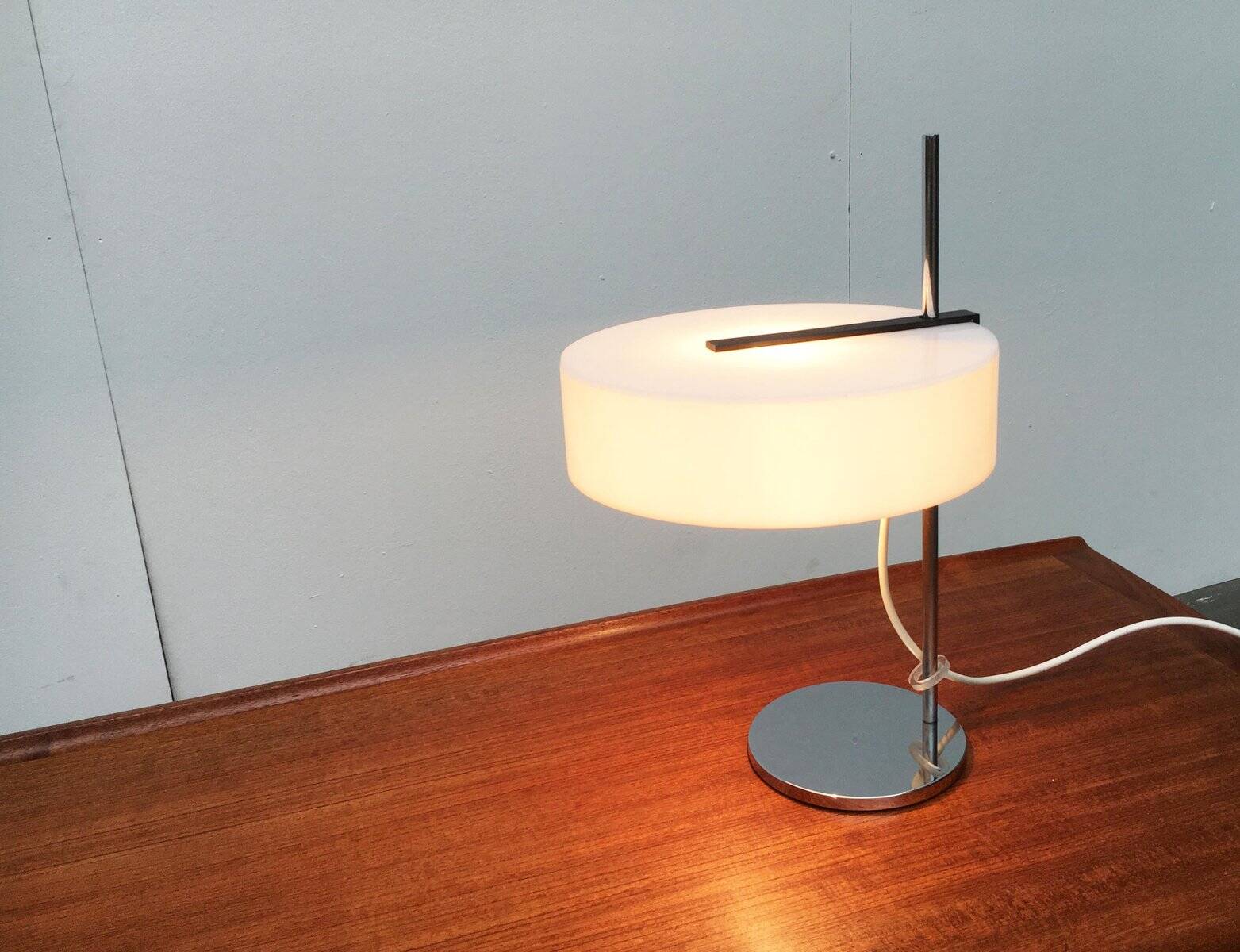 Mid-century German acrylic table lamp by Cosack.