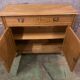 Buffet parisien vintage orme massif grand modèle