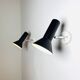 Pair Of C-1524 Adjustable Wall Lamps In Black By Raak Amsterdam, The Netherlands, 1960S