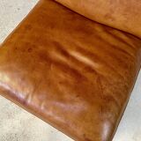 Brutalist Style DS-15 Leather Lounge Chair from De Sede, Switzerland 1970s