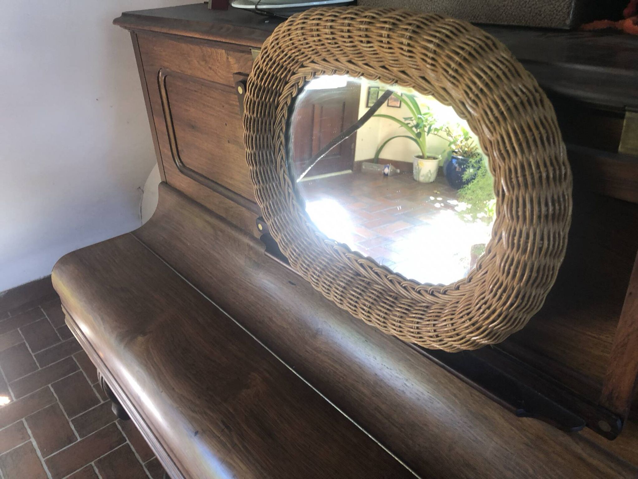 Miroir osier