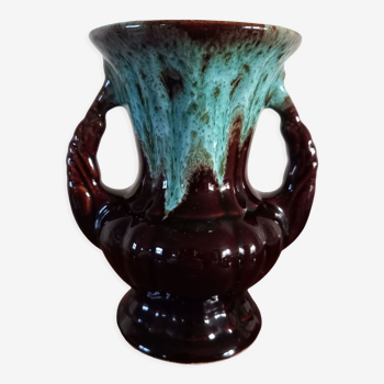 Vase céramique allemande Foreign vintage années 60