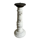 Old wooden candlestick