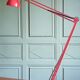 Important architect's floor lamp, 2 articulated arms, Kema Keur. 80's