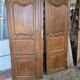 Pair of 19th-century oak cupboard doors