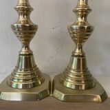 Pair of brass candlesticks circa 1880