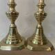 Pair of brass candlesticks circa 1880
