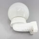 1950's Ceramic & Opaline Glass Wall Lamp, Czechoslovakia