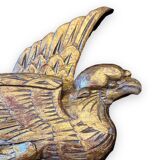 Pair of golden wood birds
