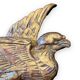 Paire d'oiseaux en bois doré
