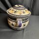 Quimper Keraluc, vintage polychrome earthenware pot or soup tureen circa 1960