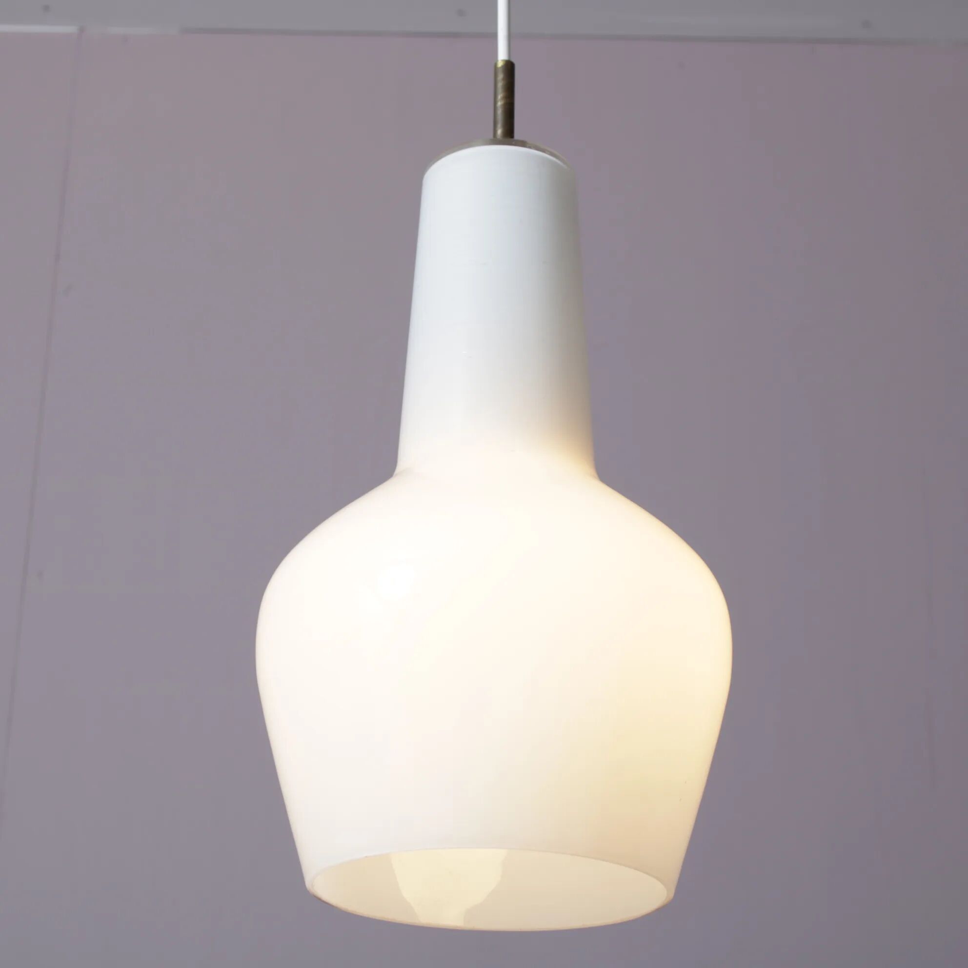 1950s Massimo Vignelli hanging lamp for Venini, Italy