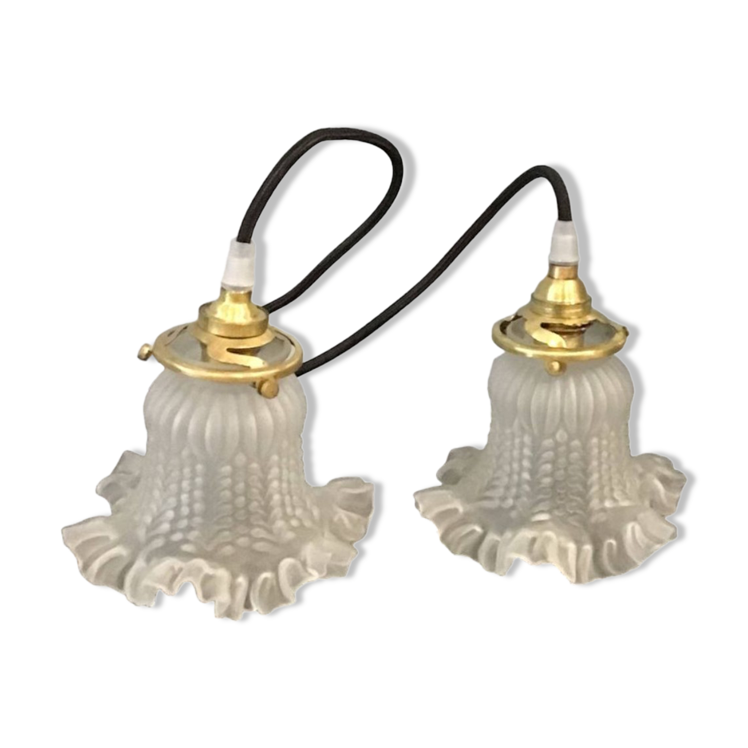 Set of two portable lamps