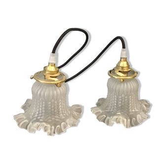 Set of two portable lamps
