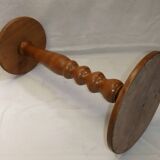 Pedestal table console solid wood furniture plant holder