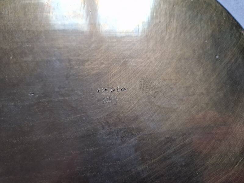 Old plate made of copper or brass - India No. 2
