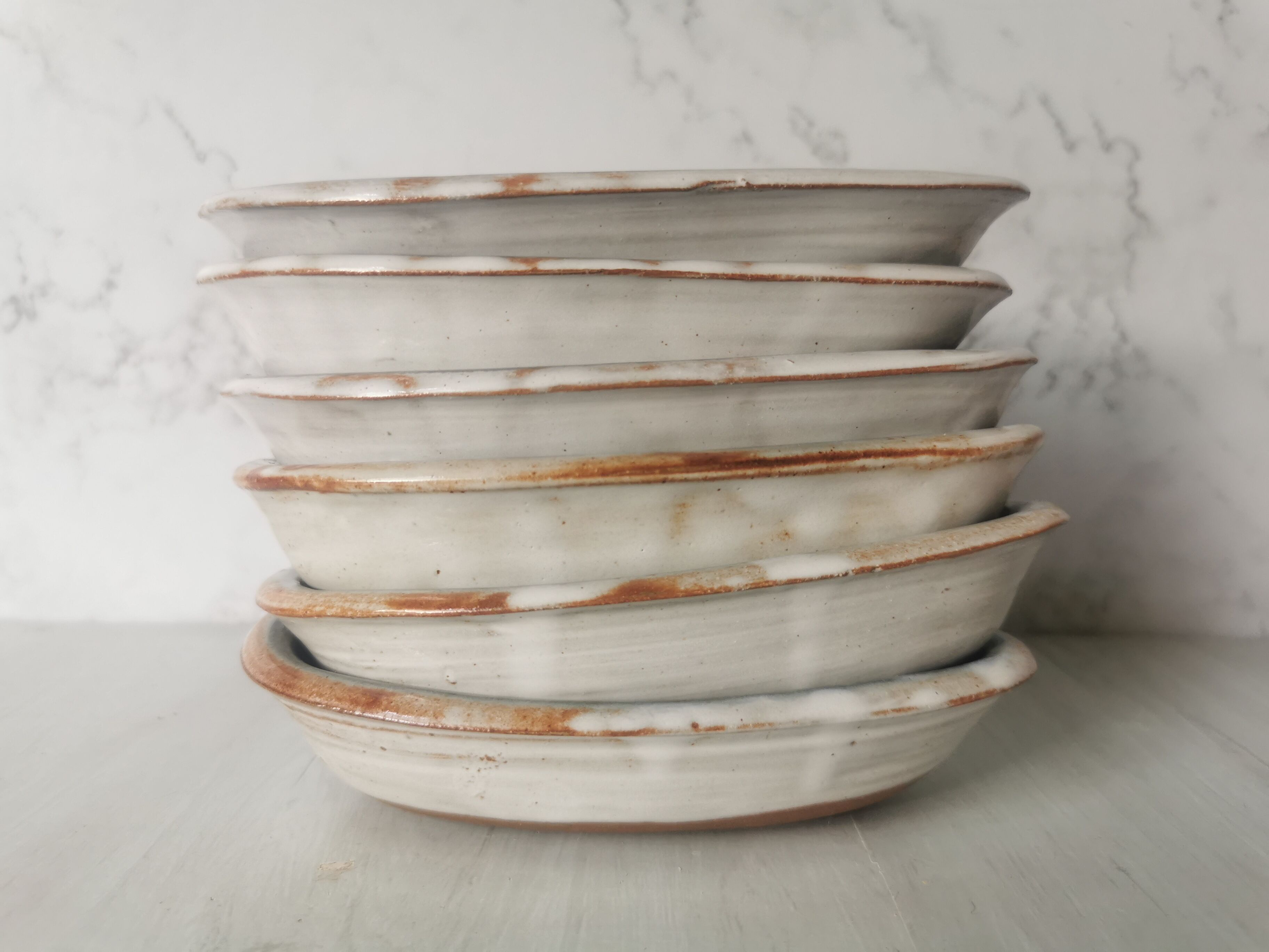 Glazed sandstone avocado cups ponce sur loir