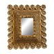 Antique mirror in gilded wood