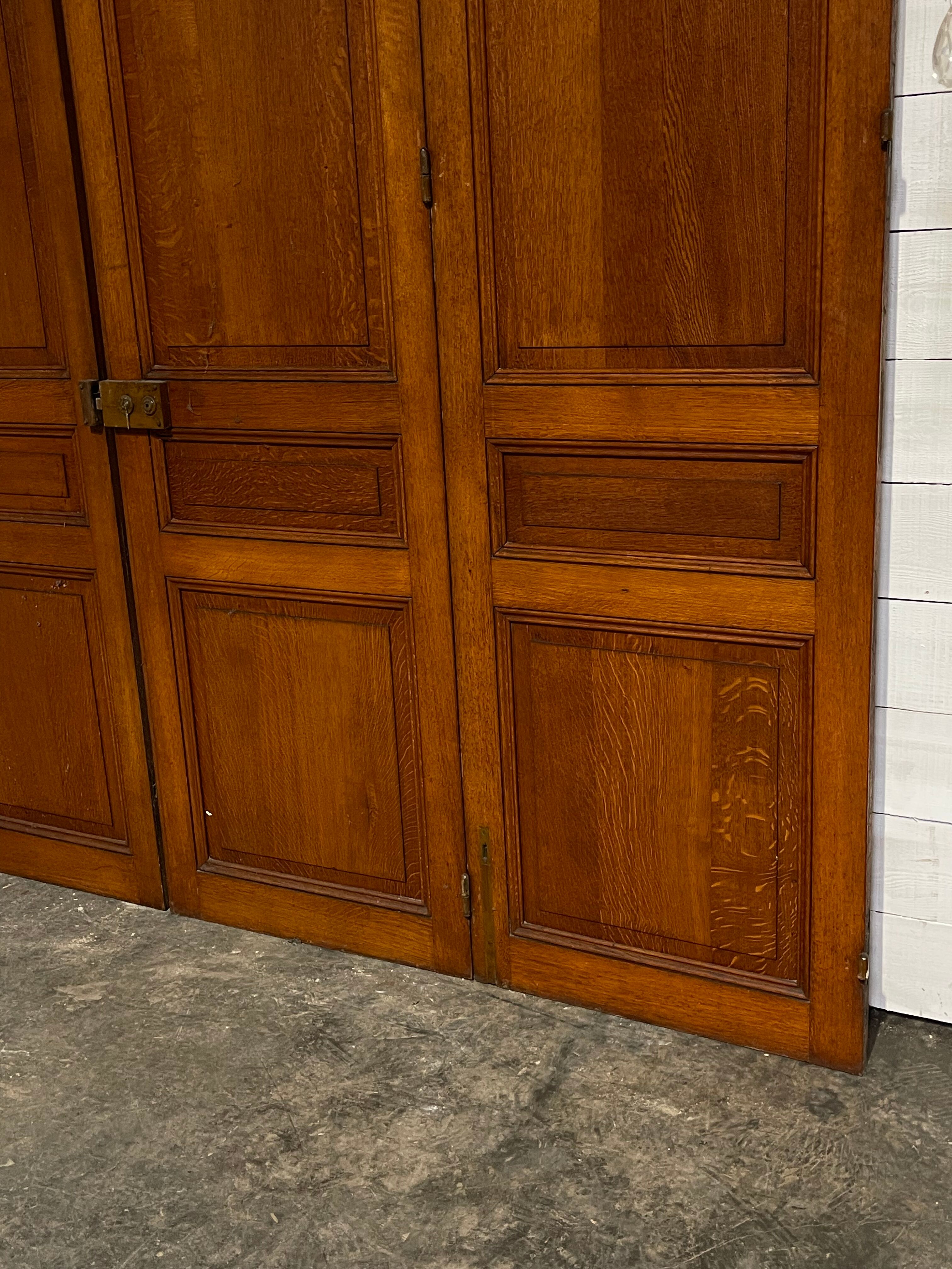 Old oak doors