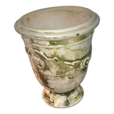 Anduze jar in glazed terracotta, late 19th century, signed
