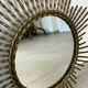 Wrought iron sun mirror