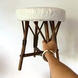 Vintage rattan stools