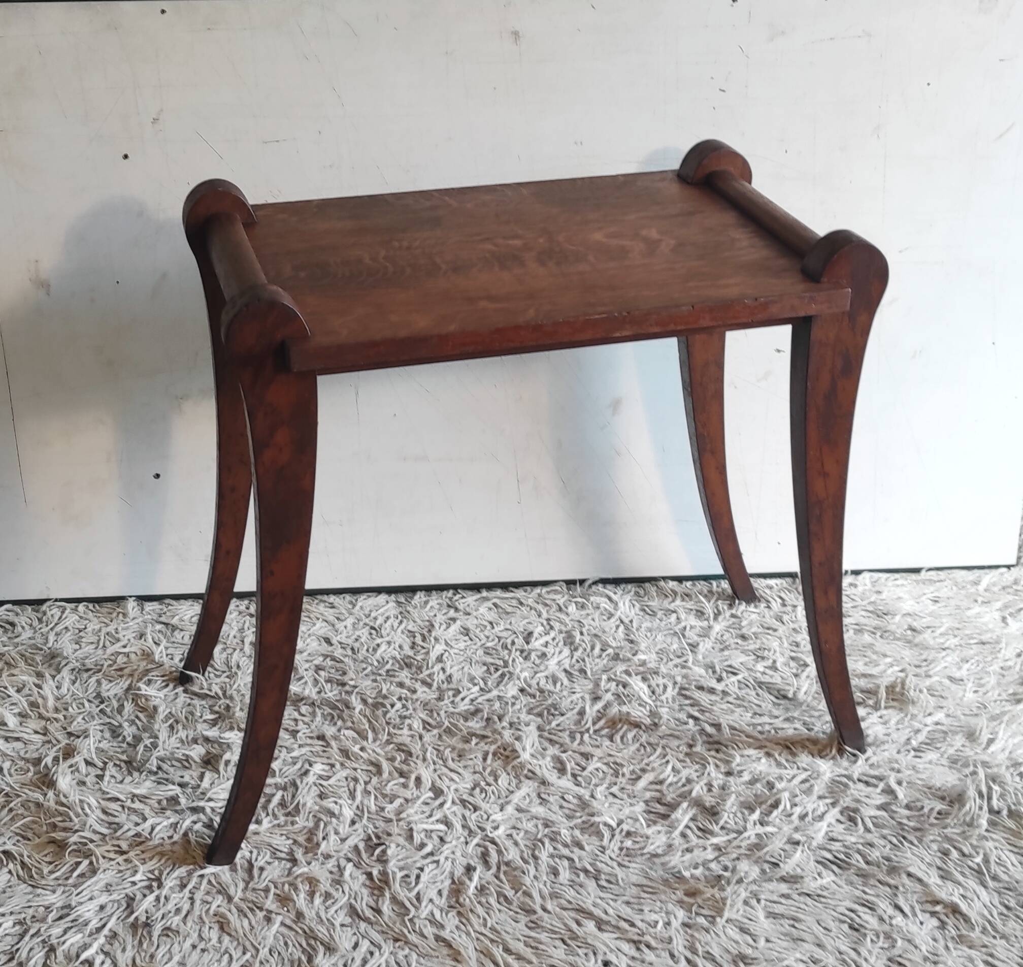Art Deco coffee table in solid oak - 1930s/40s
