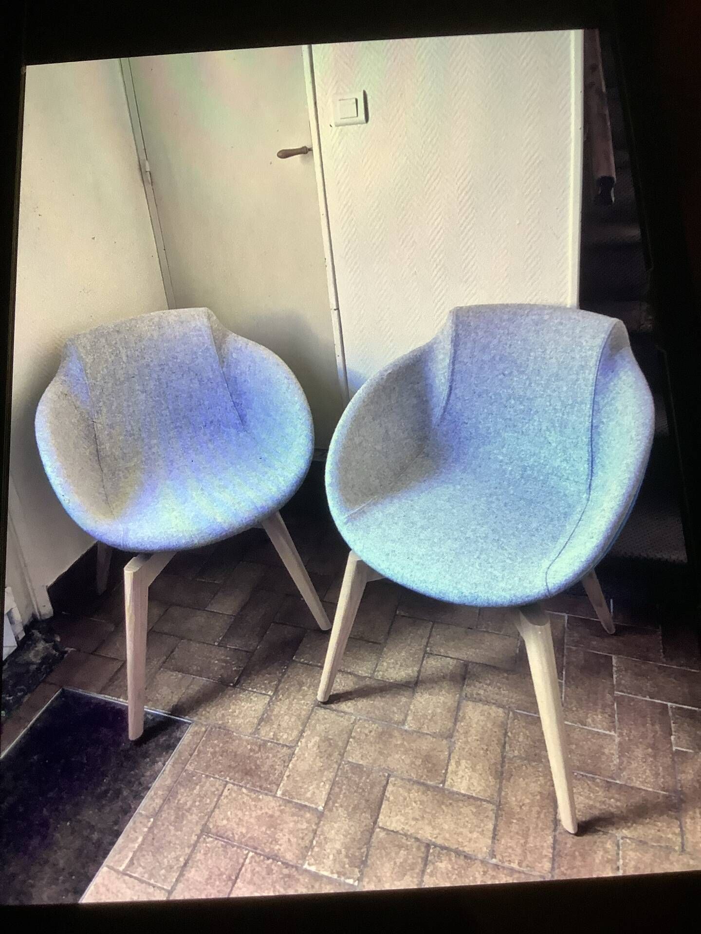 Paire de fauteuil de bureau Tula Narbutas