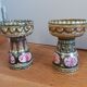 Picnic candlesticks signed André L'Helguen Keraluc Quimper