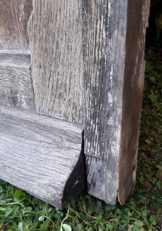 Double entrance door 227x142.2cm oak multi-point lock and frame