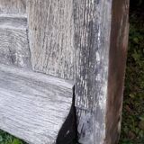 Double entrance door 227x142.2cm oak multi-point lock and its frame