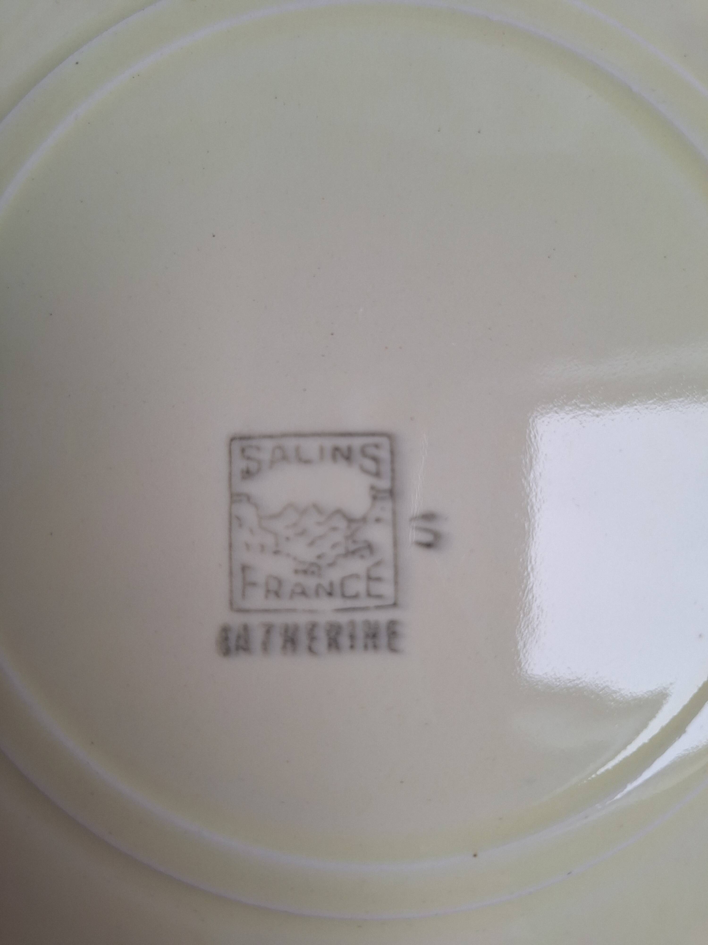 Vintage Salins deep plates