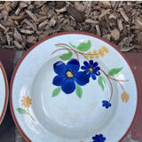 Gien - 6 assiettes creuses Tournefeuille