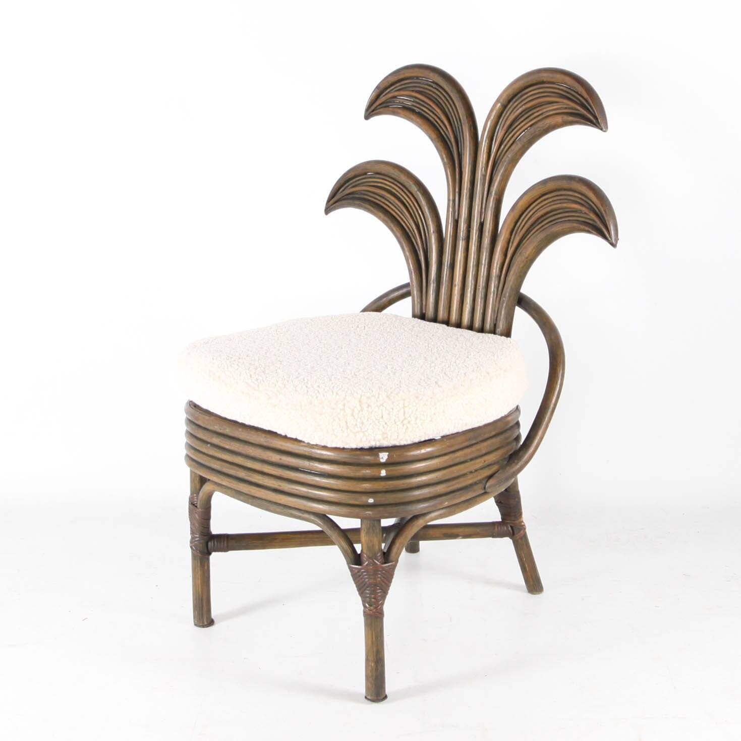 Set of 6 rattan chairs