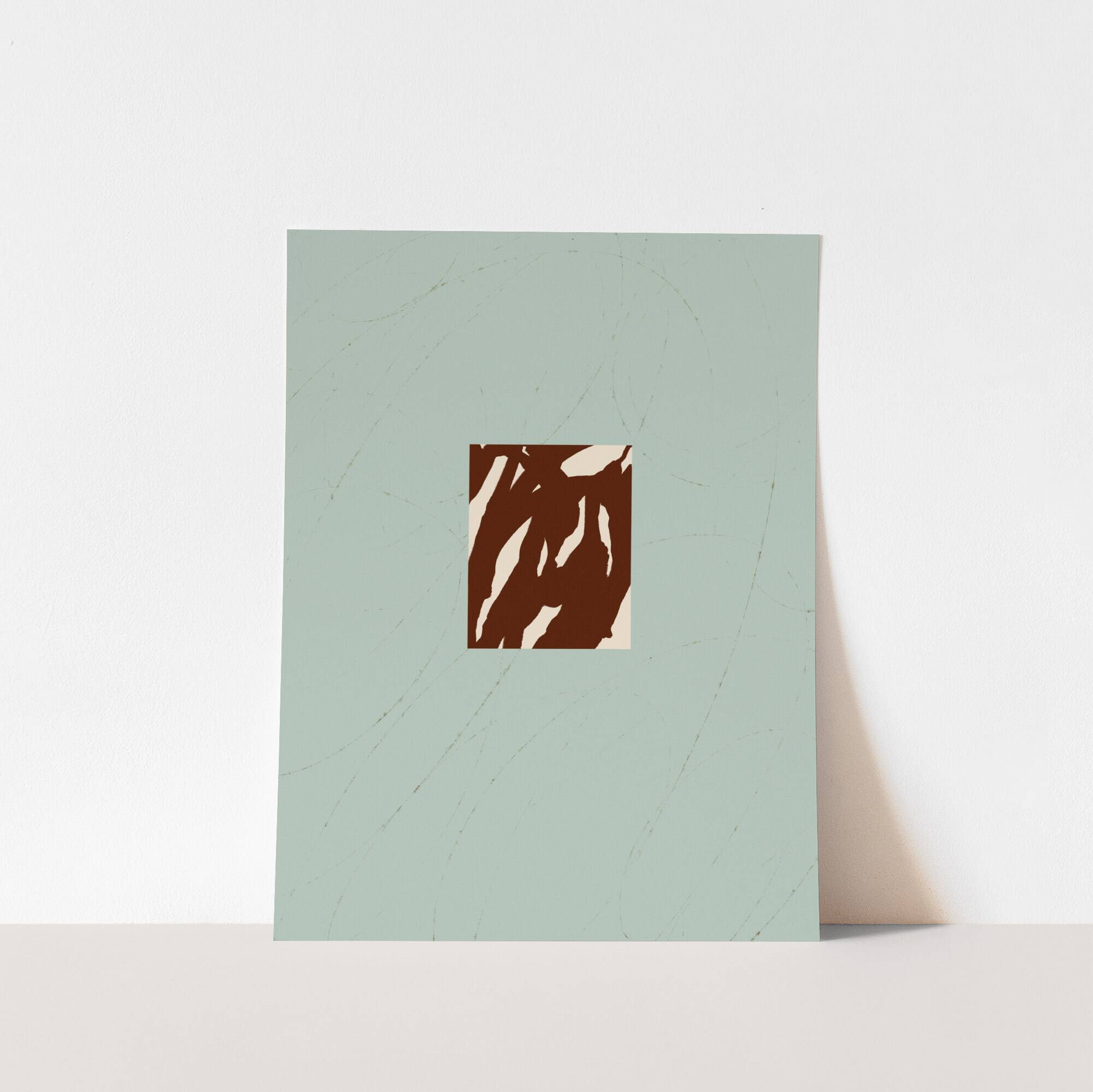 Abstract modern giclee print, 50x70cm