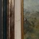 Oil on cardboard by Marie Murier 1940 naturalist decor mid-20th century
