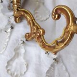Paire d'appliques bronze