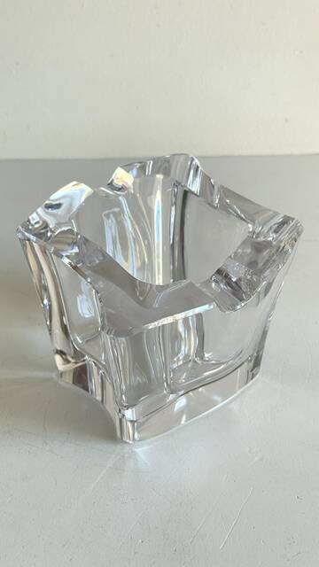 VINTAGE Free-Form Crystal ASHTRAY