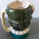 Vintage ceramic face mug, royal doulton style character figure