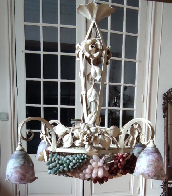 Lustre Murano grappes de raisin