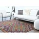 Vintage Turkish Oushak Handmade Wool Cotton Purple Area Rug 165x244