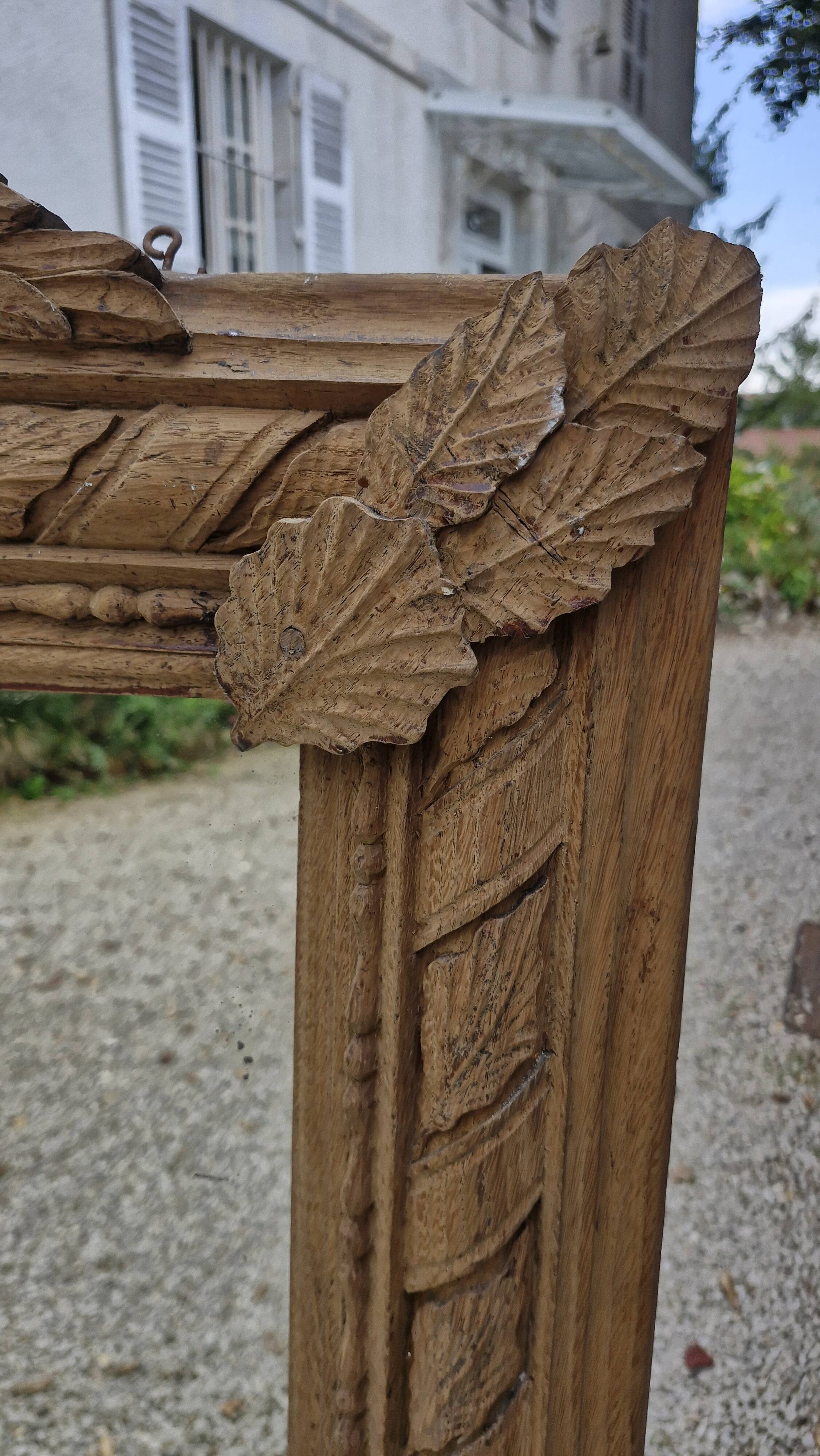 Raw wood mirror 19th Century