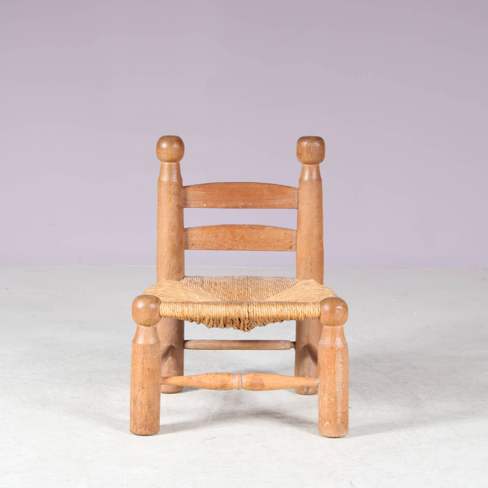 1950s French fire side chair