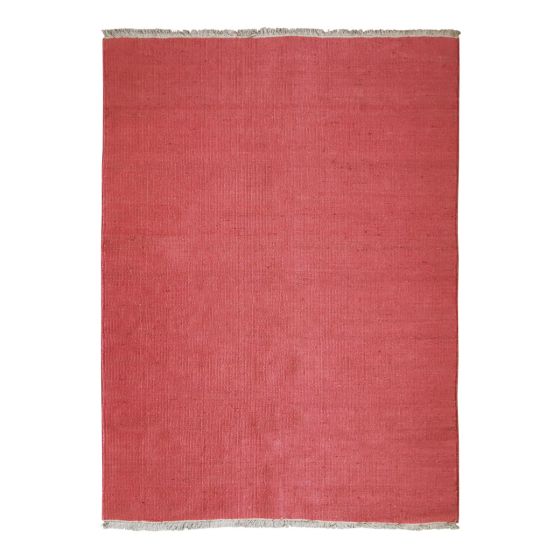Woven jute carpet 160x230 red