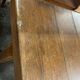 Table à manger vintage XL en bois massif