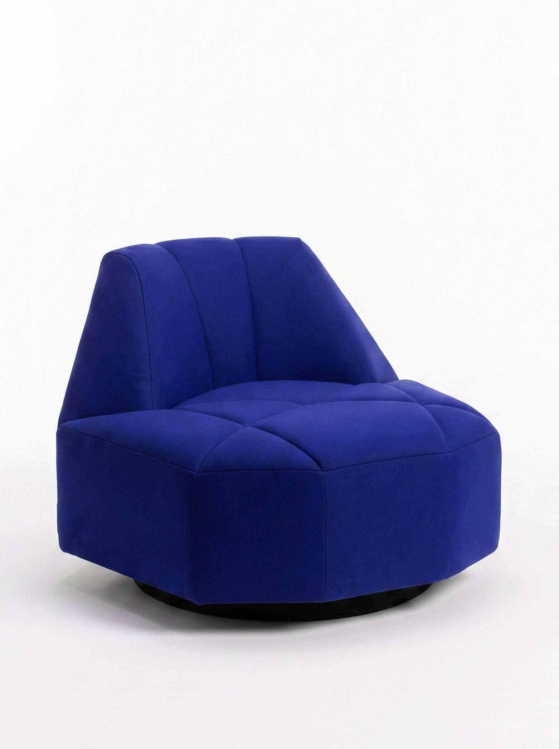 Contemporary swivel armchair - like new condition