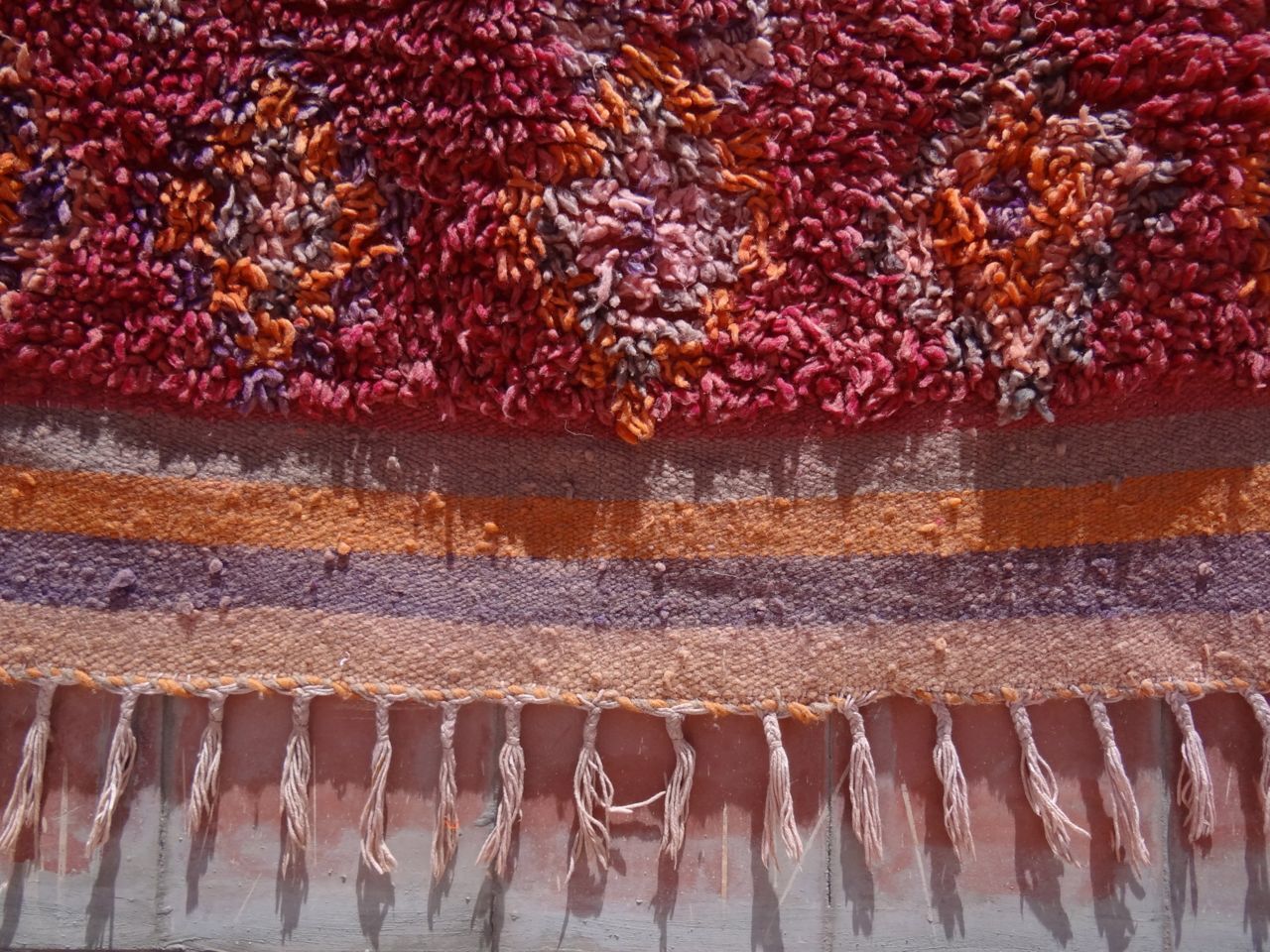 Berber Morocco purple rain - mat Azilal 104 x 194 cm