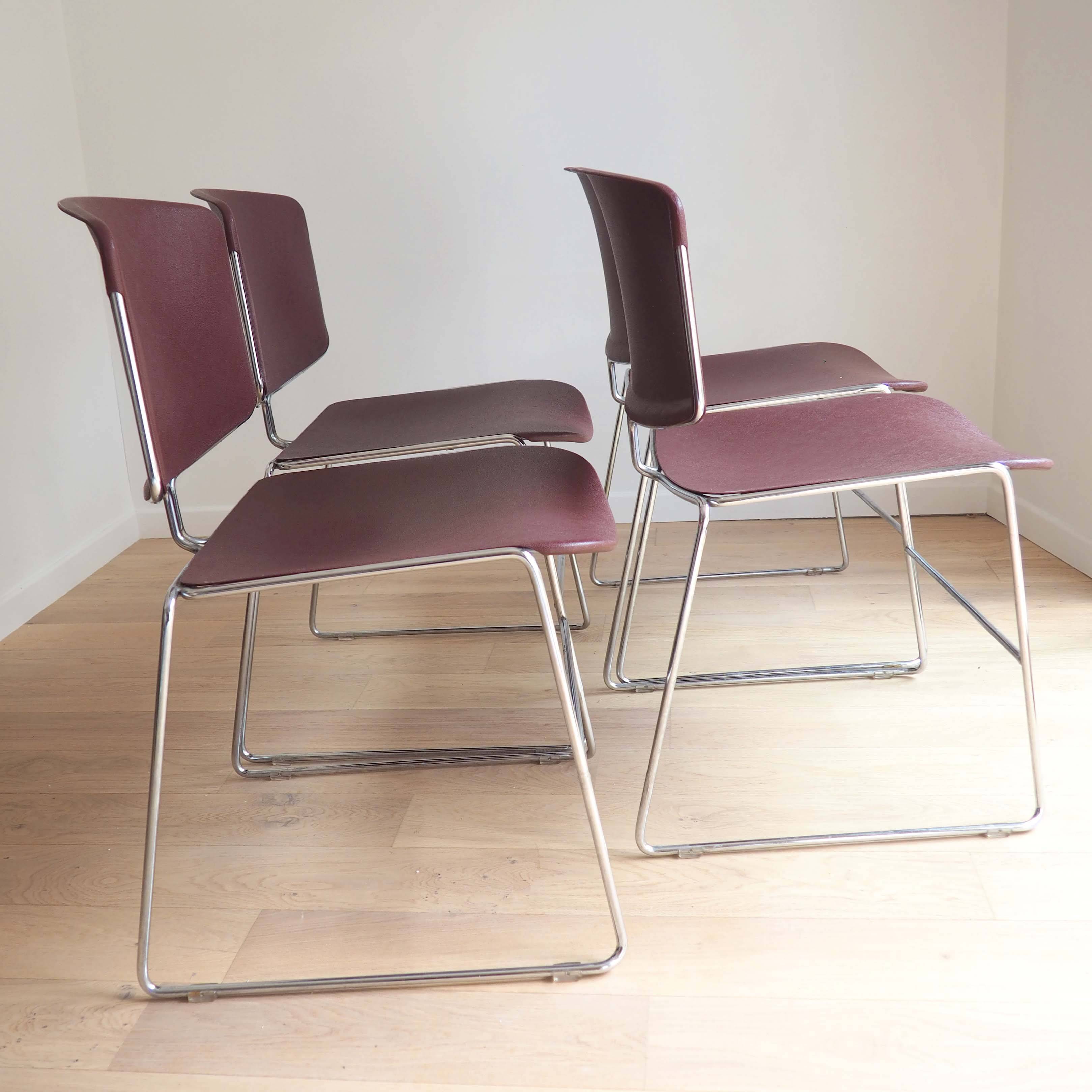 4 Max Stacker chairs for Steelcase