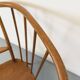 Vintage wooden armchair Baumann model Éventail from the 1960s.