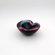 Sommerso Flavio Poli Murano 1960 Ashtray Bowl